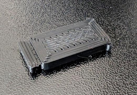 Cable organizer lock pin 3D model thumbnail