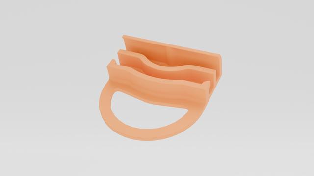 Filament Clip (>0.7g Lightweight Remix) 3D model thumbnail