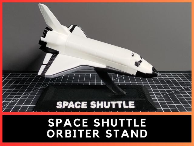 SPACE SHUTTLE ORBITER STAND 3D model thumbnail