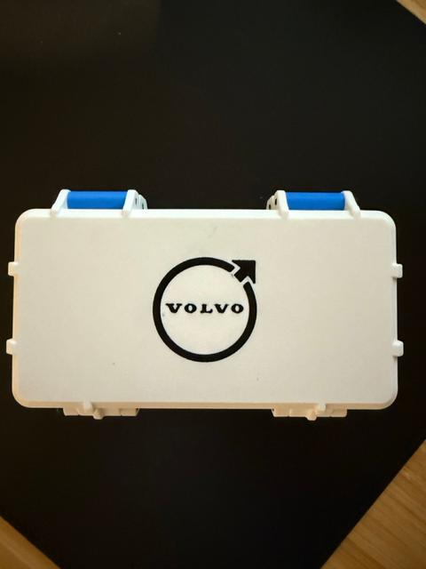 Rugged Lid for Volvo accessories box with logo 3D model thumbnail