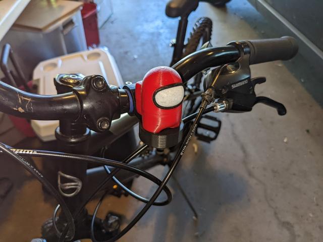 Among Us Bike Mount 3D model thumbnail