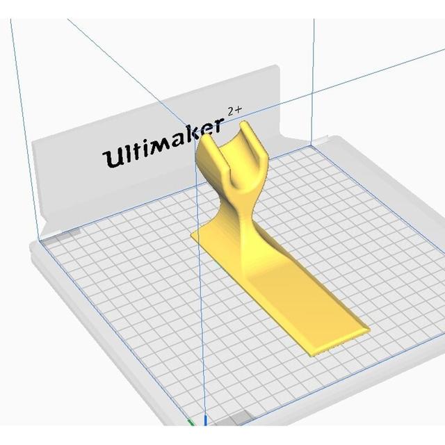 25°　Shower head holder　Shower hook { Ver.2} 3D model thumbnail