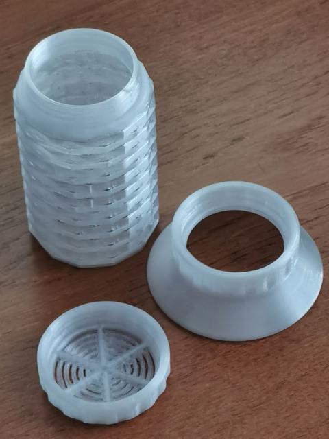 Filadryer S2 Silica gel container (Fast Print) 3D model thumbnail