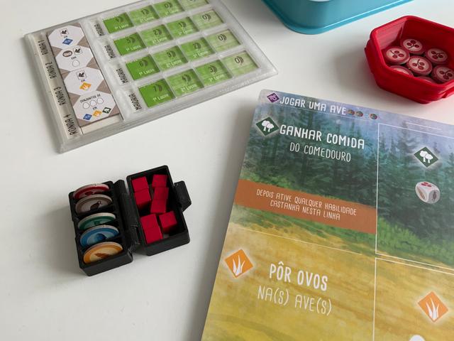 Wingspan Player Cube and Resource Holder 3D model thumbnail