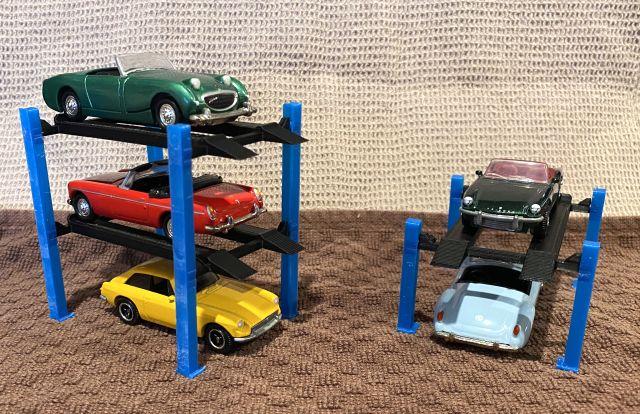 Hot Wheels 1/64 Scale Model Lift Display - Remix 3D model thumbnail