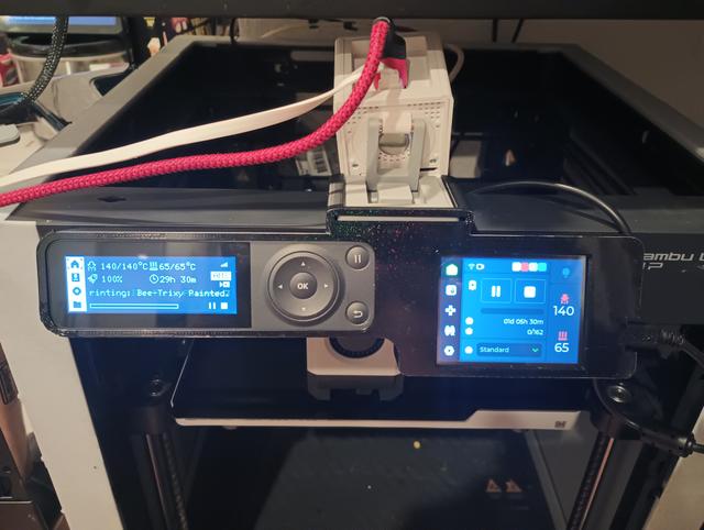XTouch (P1 Touch) Wyze V2 mount with USB Port access 3D model thumbnail