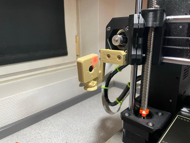 Boogie's X-Axis - Raspberry Pi cam holder 3D model thumbnail