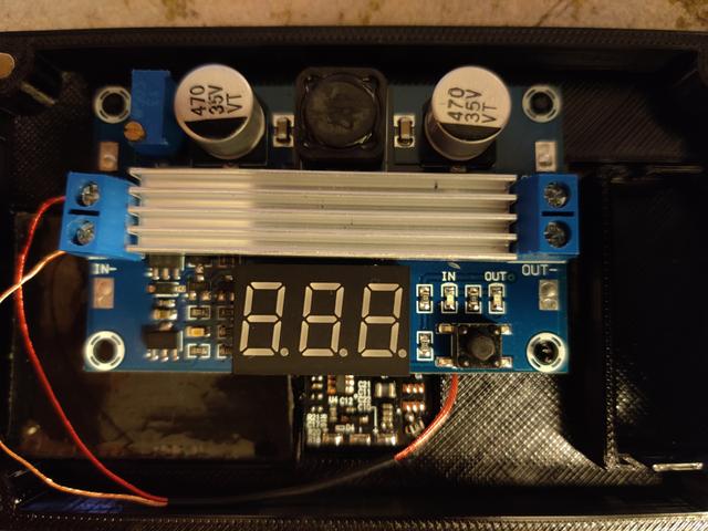 Receiver and duct mod to support XINGYHENG style DC to DC booster 3D model thumbnail