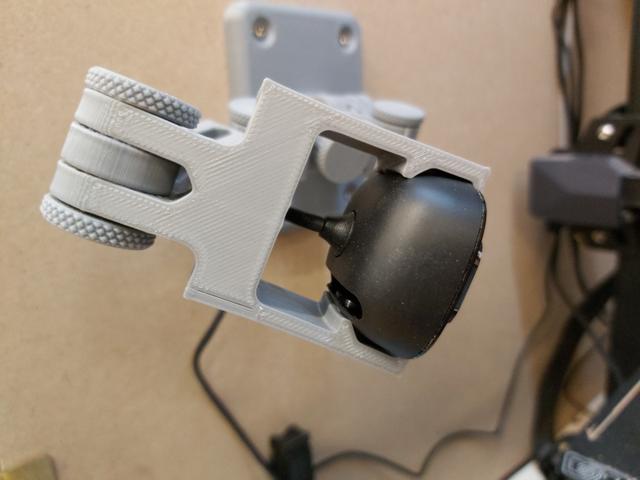 Microsoft HD3000 webcam mount 3D model thumbnail