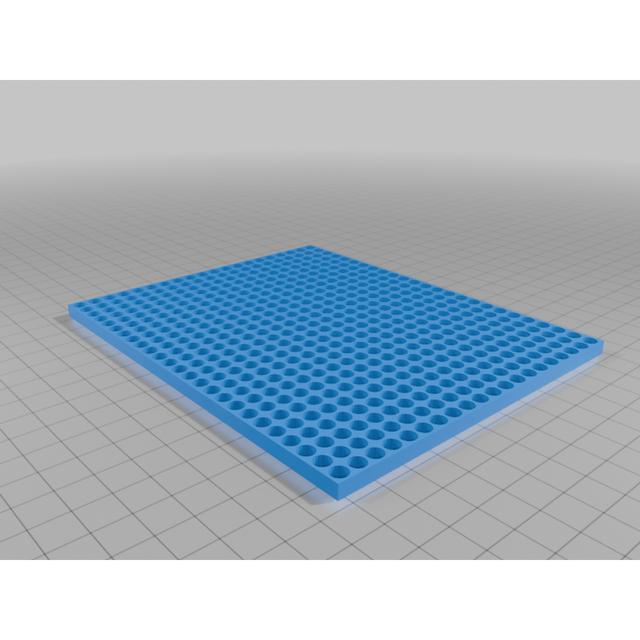 4mm counting tray 500 pcs. 3D model thumbnail