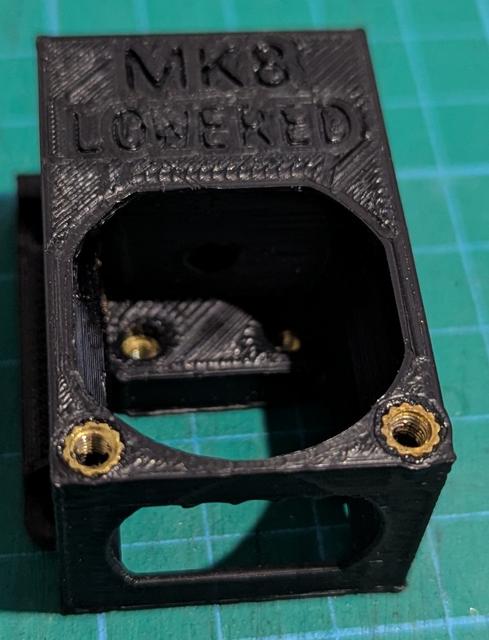 Alternative Mk8 hotend mount and duct for Ender 3 NG 3D model thumbnail