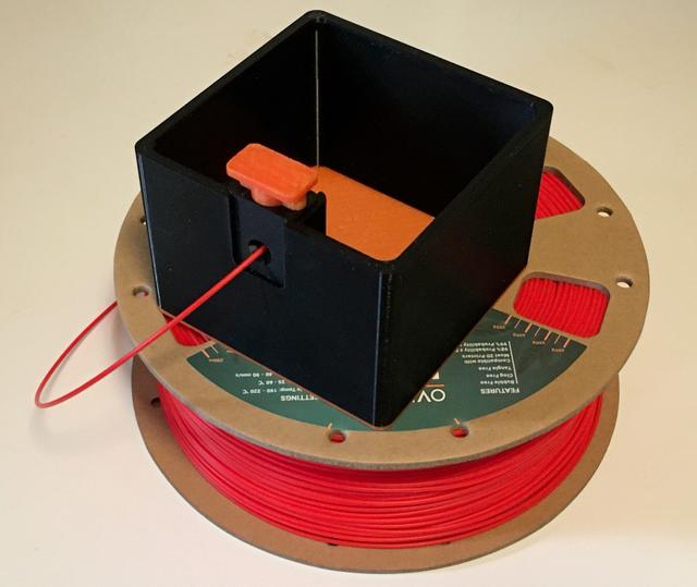 Trash bin for 45° filament cutter 3D model thumbnail