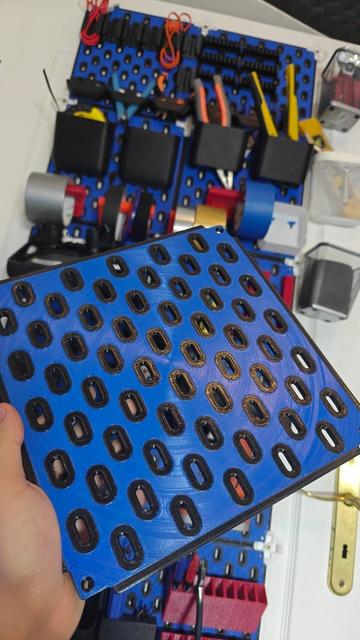Ikea Skadis two-colored 5x5 board  3D model thumbnail