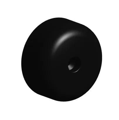 Round furniture foot 18.8mm 3D model thumbnail