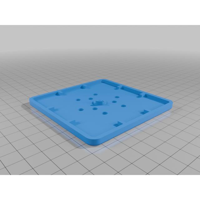 AFH Steckdosenplatte 3fach T12 3D model thumbnail