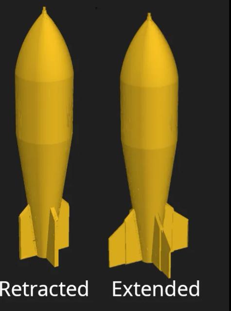 Blue Danube Nuke (great Britain's first nuclear weapon) 3D model thumbnail