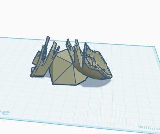 Shipwrecked Benchy 3D model thumbnail