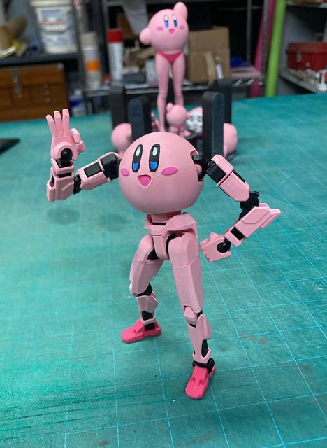 Kirby 13 (Mecha Kirby) 3D model thumbnail