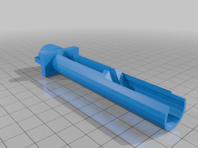 KJW Mk1/2 Straight Stock Adapter  3D model thumbnail