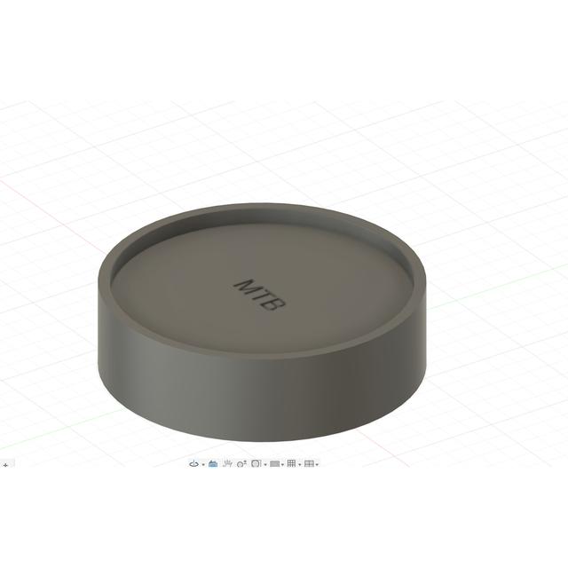 Candle Holder and Coasters 3D model thumbnail