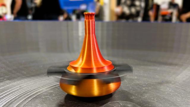 3D Printed Fighting Tops 3D model thumbnail