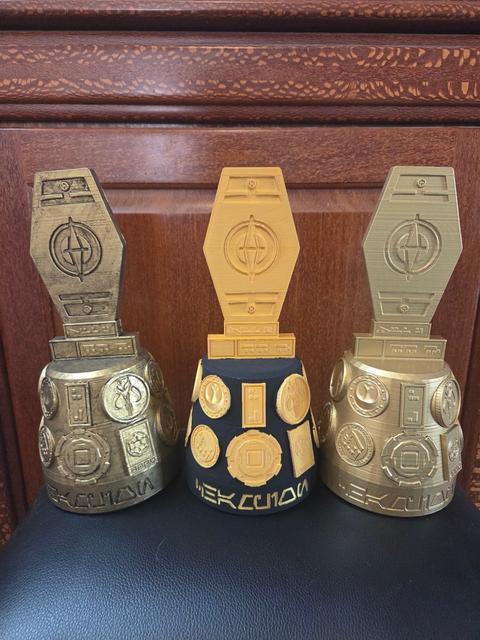 Sabacc Championship Trophy 3D model thumbnail