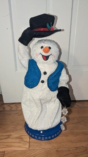 2003 spinning snowflake snowman 3d scan art 3D model thumbnail
