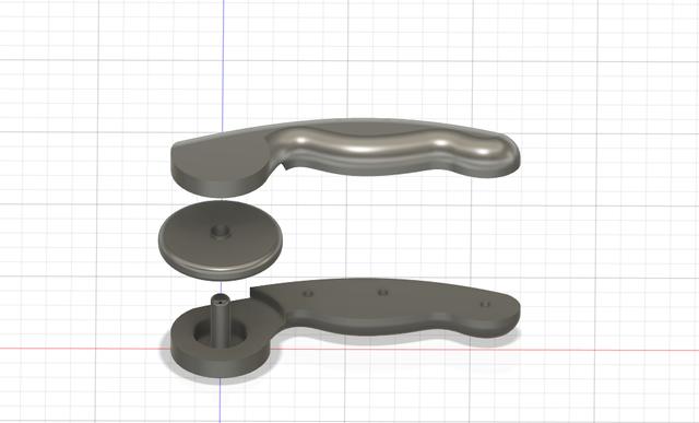Hand held roller  (Resin infusion) 3D model thumbnail