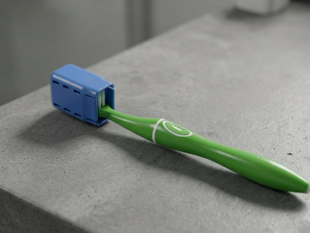Simple toothbrush cap cover 3D model thumbnail