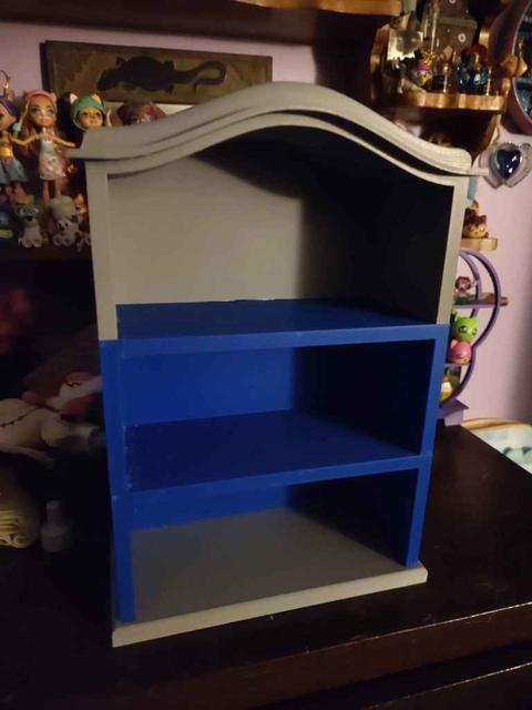 Stackable Shelf of arbitrary height 3D model thumbnail