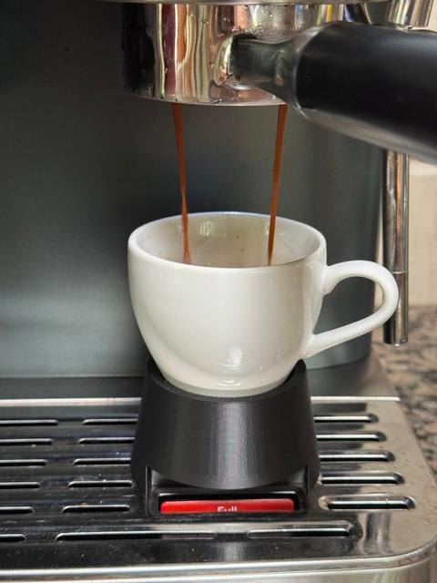 Cup Riser for Kitchen Aid  Semi Automatic Espresso machine with Burr grinder 3D model thumbnail