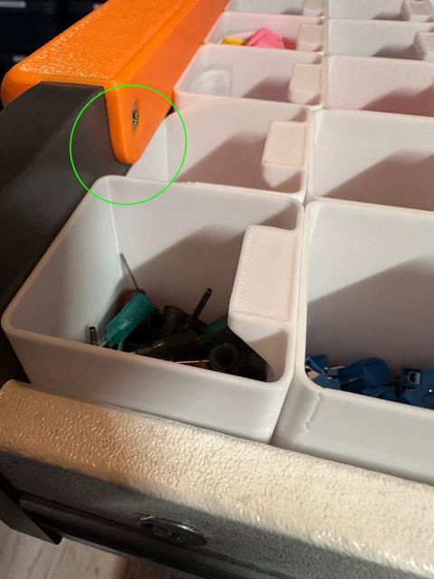 IKEA ALEX box for handle 3D model thumbnail