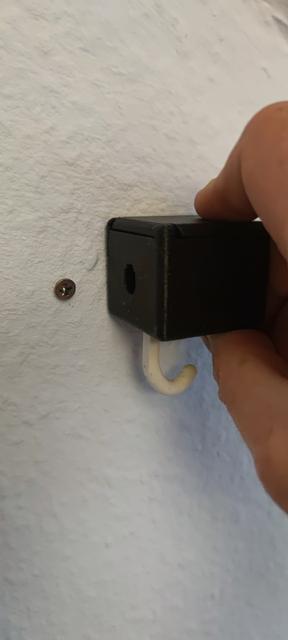 Cat key hook - for wall mounting with screw 3D model thumbnail