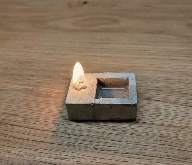Romantic Lamp Oil Candle. 3D model thumbnail