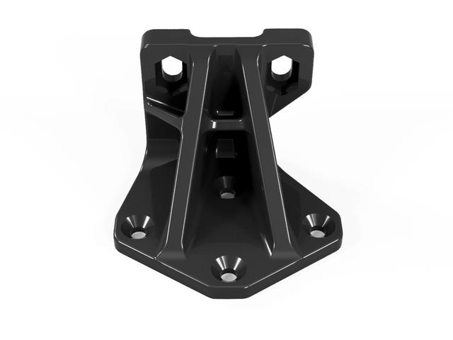 Trek Rail Battery Mount Bracket 3D model thumbnail