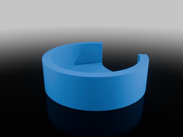 Zeta Jass bridge pickup insulator 3D model thumbnail