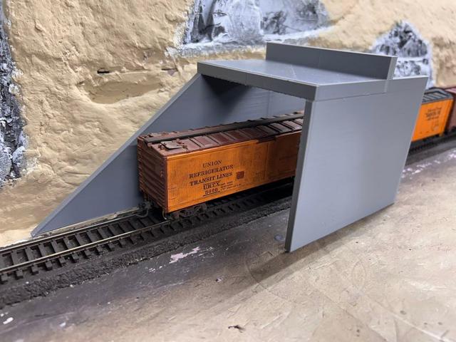 HO Scale Single Track Tunnel Portal 3D model thumbnail