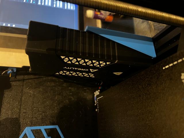 E3NG Creality chamber heater extrusion mount 3D model thumbnail