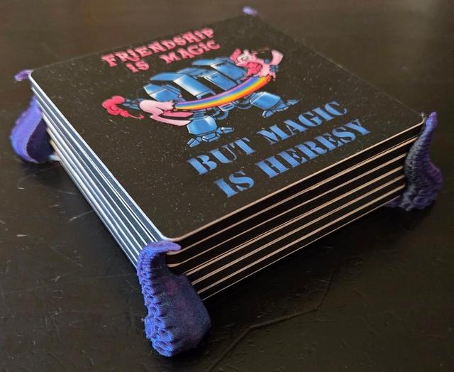 Tentacled Coaster Holder 3D model thumbnail