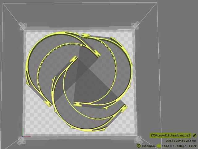 Prusa RC2 - Lulzbot 3 Arrangement 3D model thumbnail