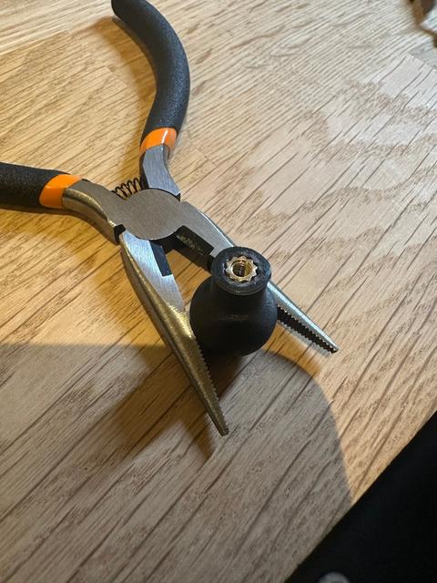 Ball mount with M3 heatset insert for Sneak's Articulating Raspberry Pi Camera Mount 3D model thumbnail