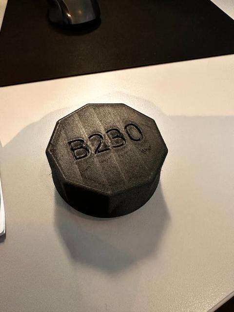Volvo B230 oilcap replacement 3D model thumbnail