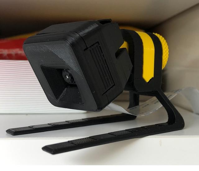Foot Mount for Raspberry Pi Camera 3D model thumbnail