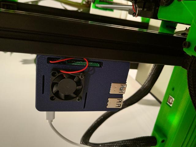 Snap-Fit Raspberry Pi 4 Model B Case with holes for T-Nut for 3030 Rail 3D model thumbnail