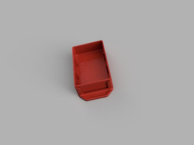Modular_004_x1x3_ shelving 3D model thumbnail