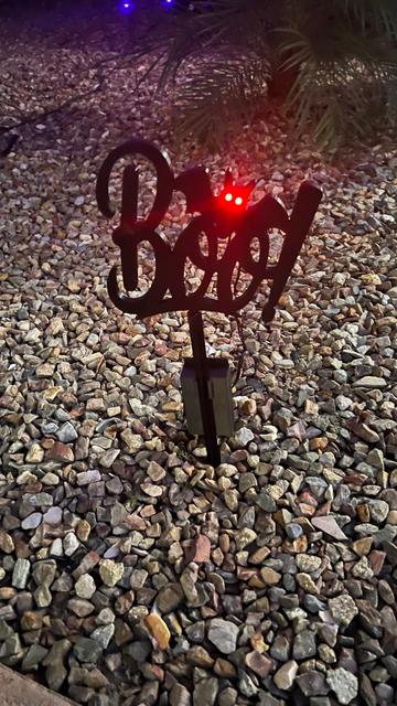 BOO! Halloween Yard Sign (Updated) 3D model thumbnail