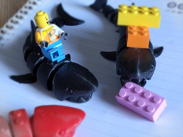 Shark Reinforced and Lego compatible 3D model thumbnail