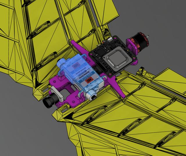 FPV-Wing-Racer (rev.2) Walksnail 3D model thumbnail