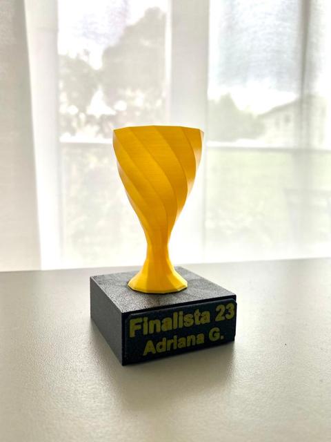 Name plaque for trophy 3D model thumbnail