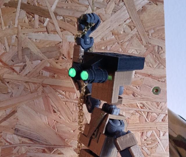 Lucky 13 night vision goggles 3D model thumbnail